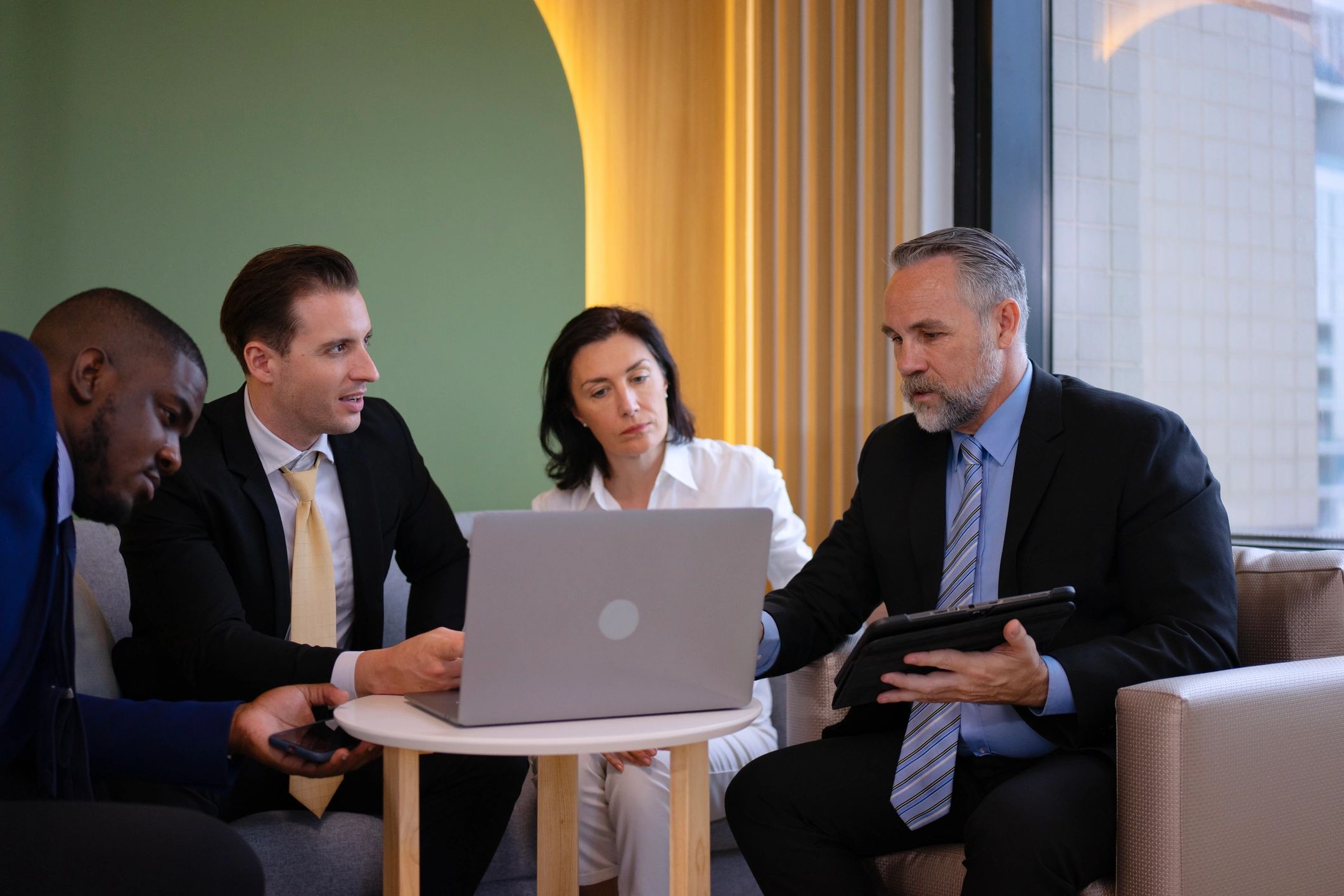 Business team meeting in a professional office